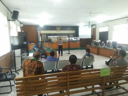  Polda Riau Sosialisasikan Tilang Elektronik ke Hakim PN Pekanbaru